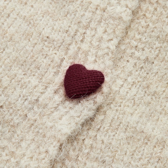 Elegant Heart-Button Cardigan M MC3-1 - Picture 2 of 4